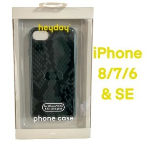 SOLD !!!Apple iPhone Case SE 8 7 6 Heyday Snake Skin Green